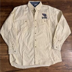 Vintage Tennessee Titans Button-Down Shirt